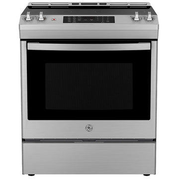 Cuisinière électrique à convection 30" - JCS830SVSS - GE - Boîte ouverte