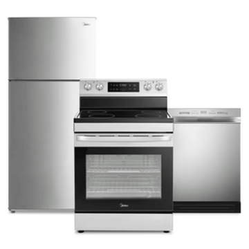 Frigo 30" - Cuisinière électrique - Lave-vaisselle