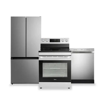 Frigo 30" - Cuisinière électrique - Lave-vaisselle