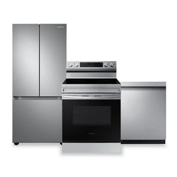 Frigo 30" - Cuisinière électrique - Lave-vaisselle