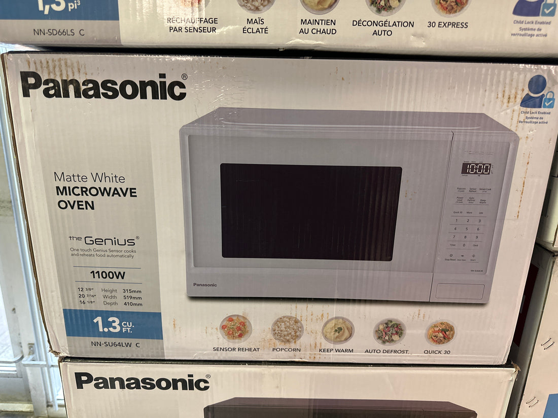 Micro-ondes 1.3 pi. cu. - NN-SU64LW - Panasonic - Boîte ouverte