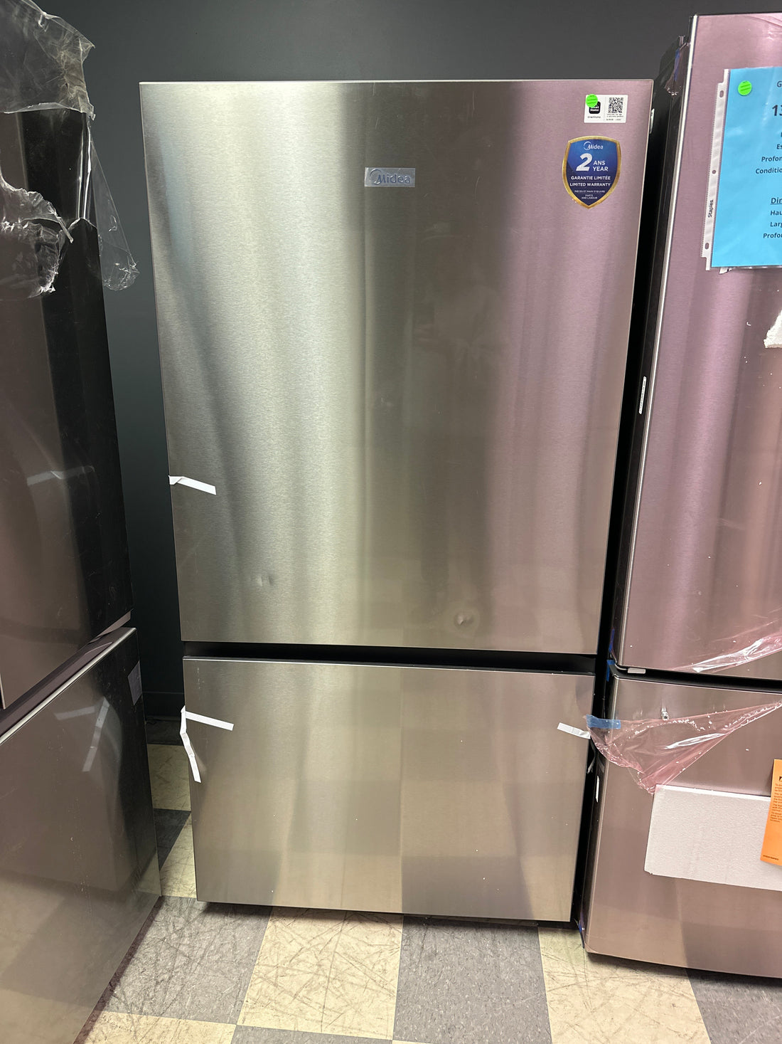 Réfrigérateur 33" - MRB23D5AST - Midea - Tel Quel