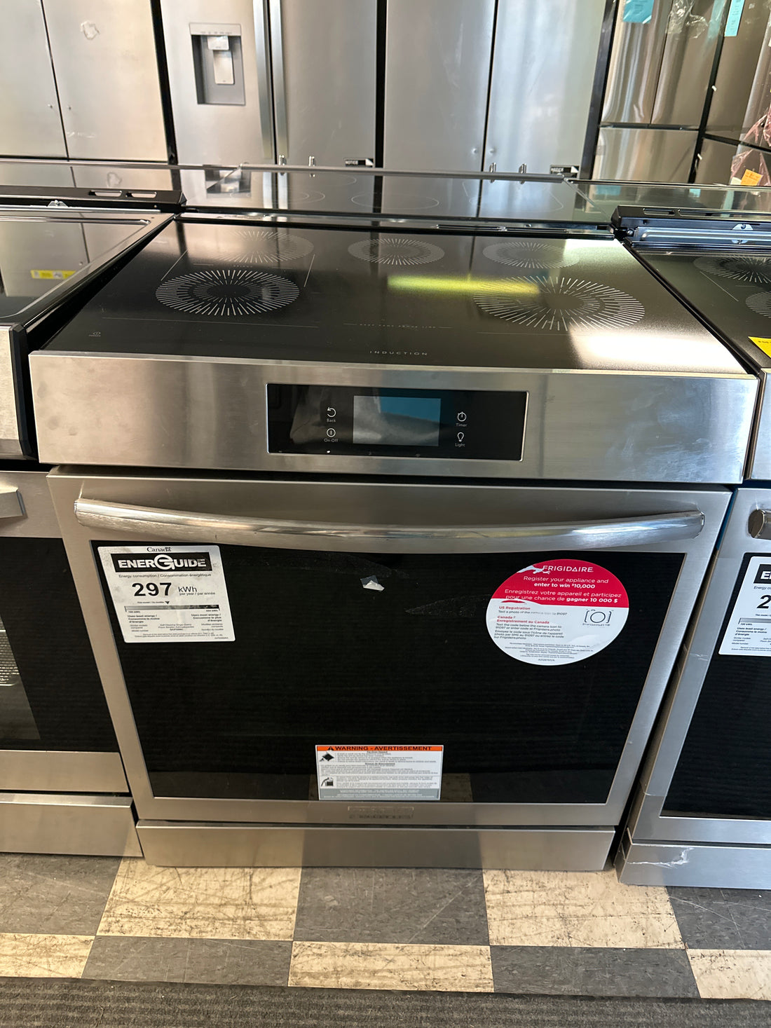 Cuisinière à induction 30" - GCFI306CBF - FRIGIDAIRE - Tel Quel