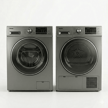 Ensemble laveuse-sécheuse 24’’ - Danby - DWM022D1DSDB & DDY040D1DSDB - Boîte ouverte