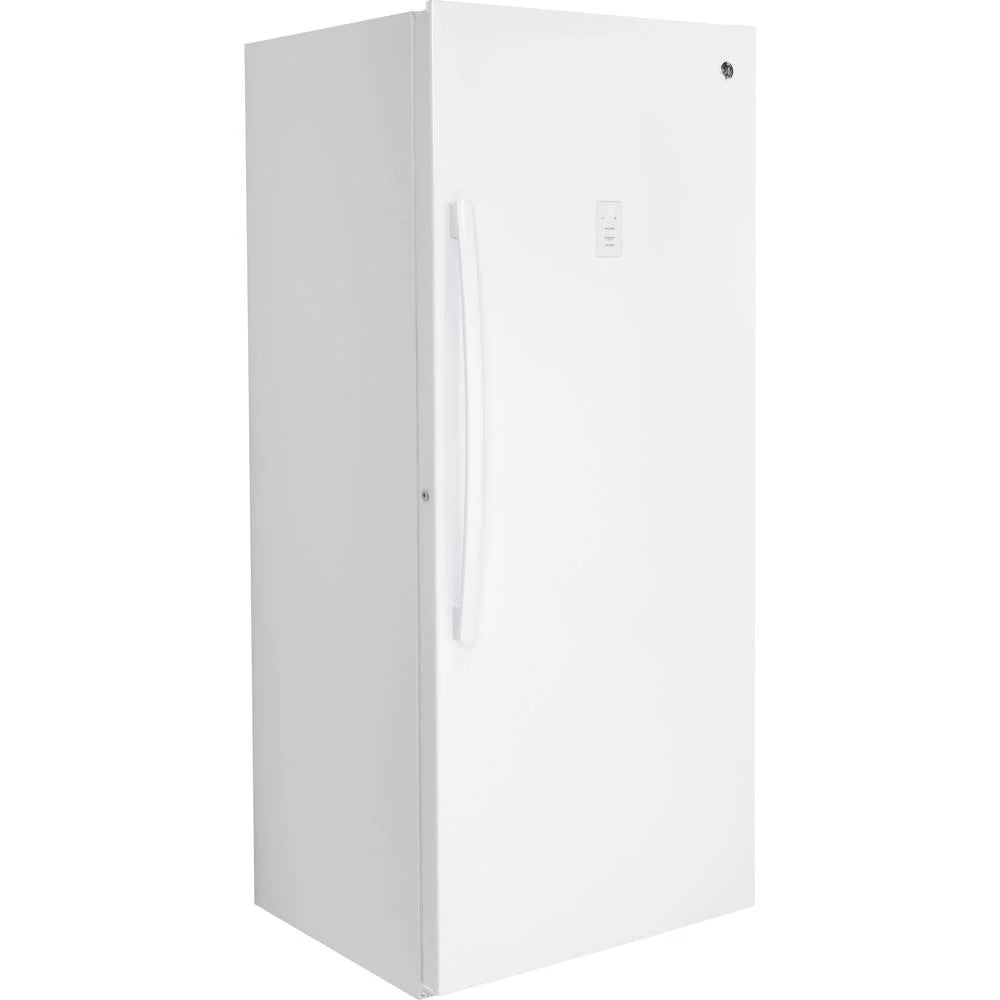 Congélateur vertical sans givre blanc 21.3 pi. cu. - FUF21DLRWW - GE - Boîte ouverte