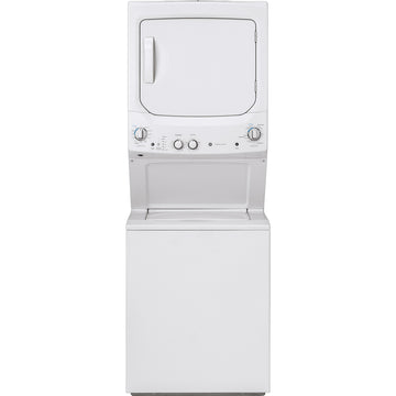 Laveuse-sécheuse superposée à gaz - GUD27GSSMWW - GE - Boîte ouverte