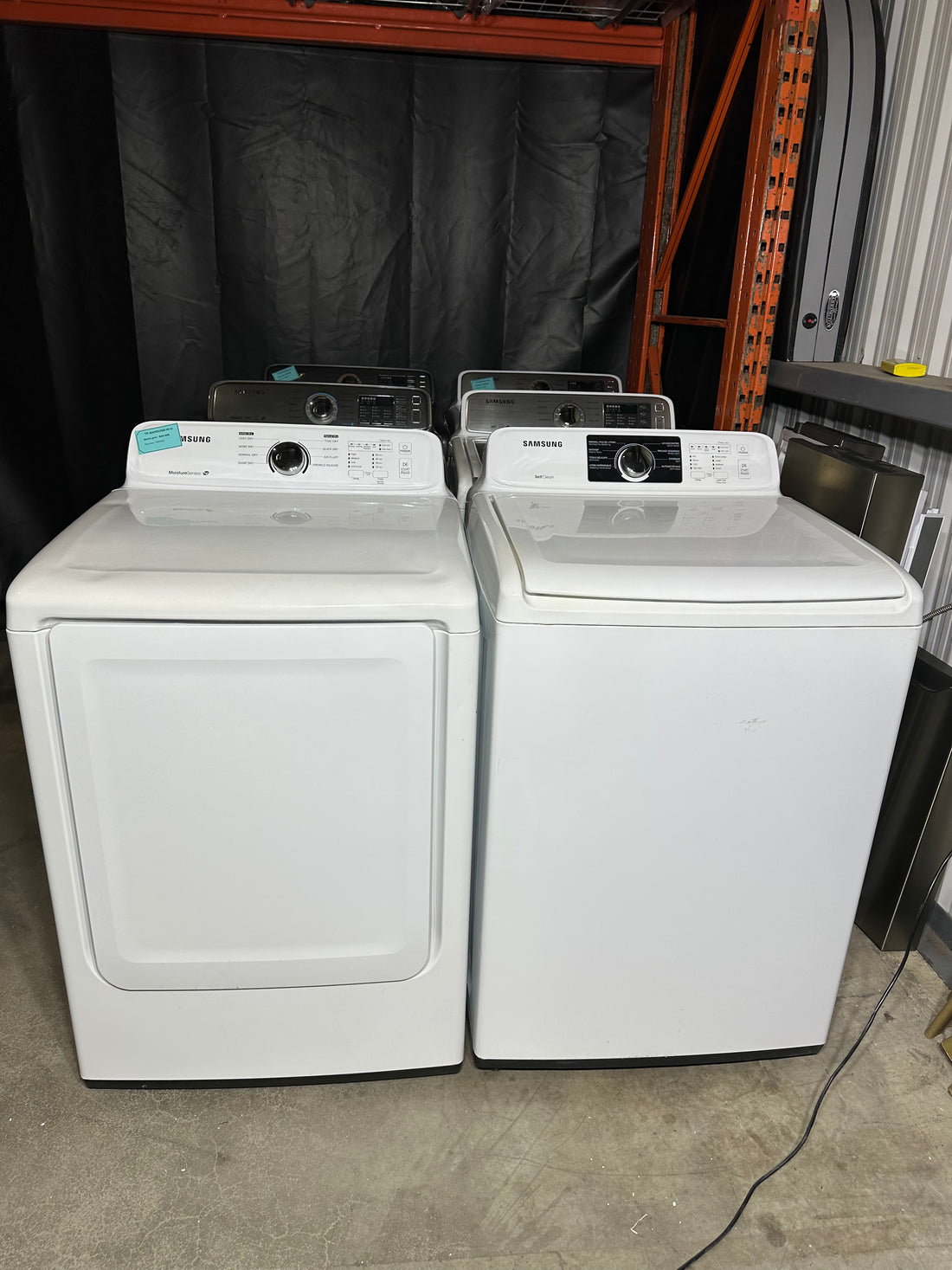 Ensemble laveuse sécheuse - WA40J3000AW & DV40J3000EW - Samsung