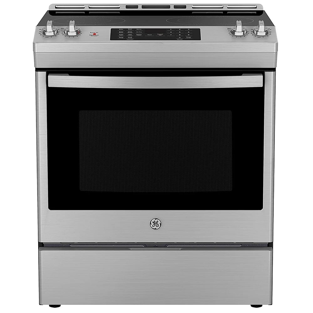 Cuisinière électrique à convection 30" - JCS830SVSS - GE - Boîte ouverte