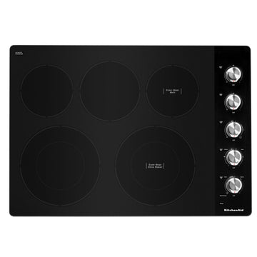 Table de cuisson électrique 30'' - KCES550HSS - KitchenAid - Neuf