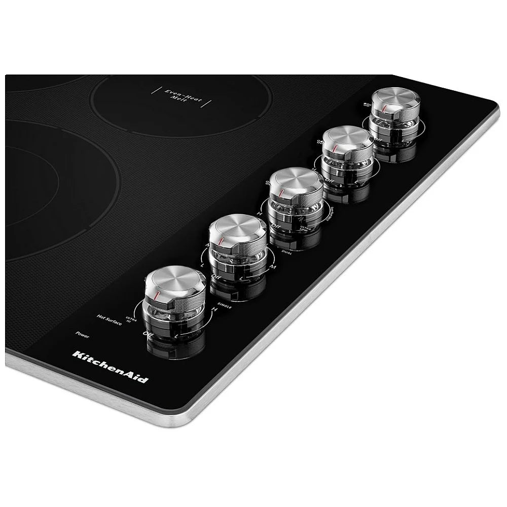 Table de cuisson électrique 30'' - KCES550HSS - KitchenAid - Neuf