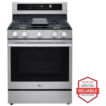 Cuisinière à gaz 30'' - LG - LRGN6325X - Boite ouverte