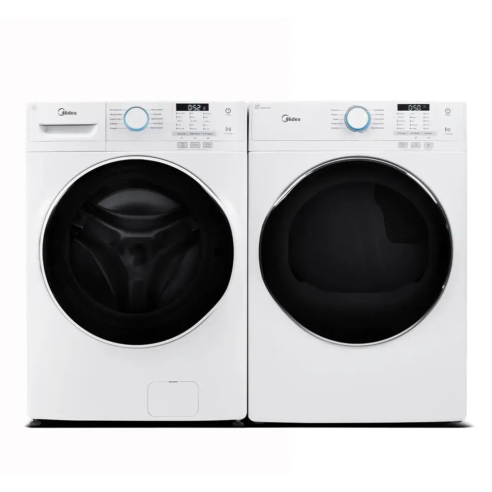 Ensemble laveuse sécheuse - MLH52N5AWW & MLE52N5AWW - MIDEA - Boîte ouverte