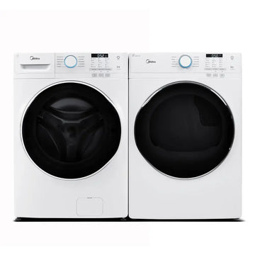 Ensemble laveuse sécheuse - MLH52N5AWW & MLE52N5AWW - MIDEA - Boîte ouverte