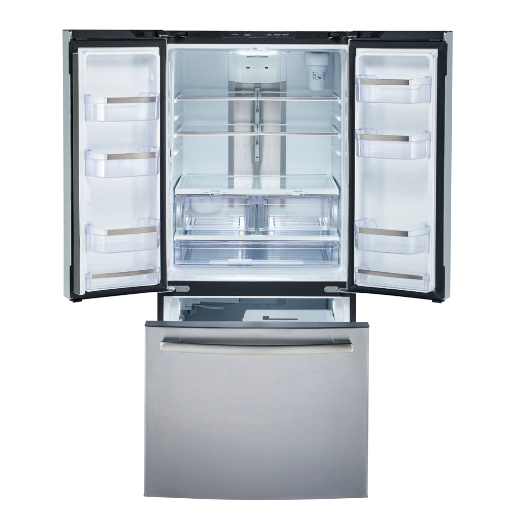 Réfrigérateur à portes françaises 33" - PNE25NYRKFS - GE - Boîte ouverte