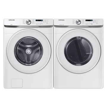 Ensemble laveuse sécheuse frontale 27'' - Samsung - WF45T6000AW & DVE45T6005W - Tel Quel
