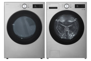 Ensemble laveuse-sécheuse 27'' - LG - WM5800CV & DLEX5800V - Boite ouverte