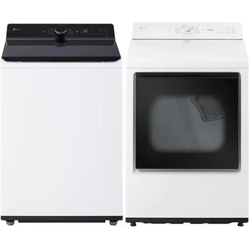 Ensemble laveuse sécheuse top load 27'' - LG - WT8400CW & DLE8200W - Boîte ouverte