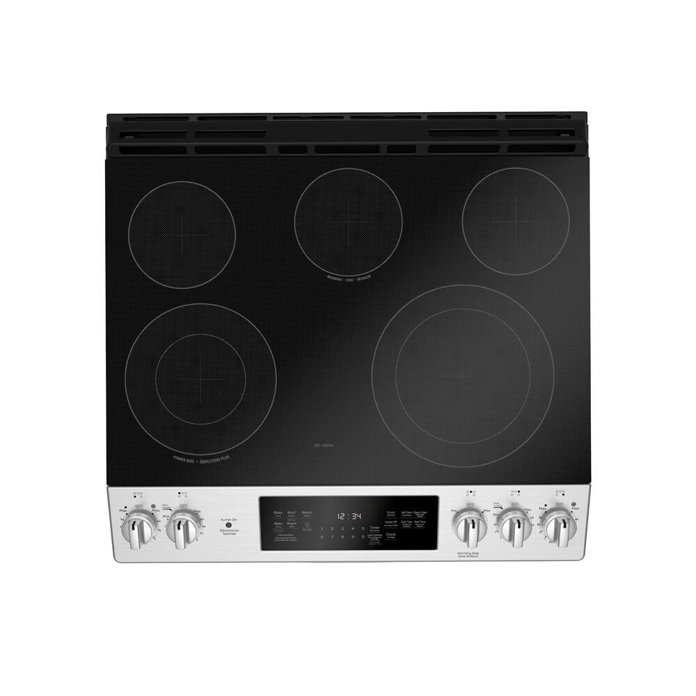Cuisinière électrique 30" - JCS840SMSS - GE - Boîte ouverte