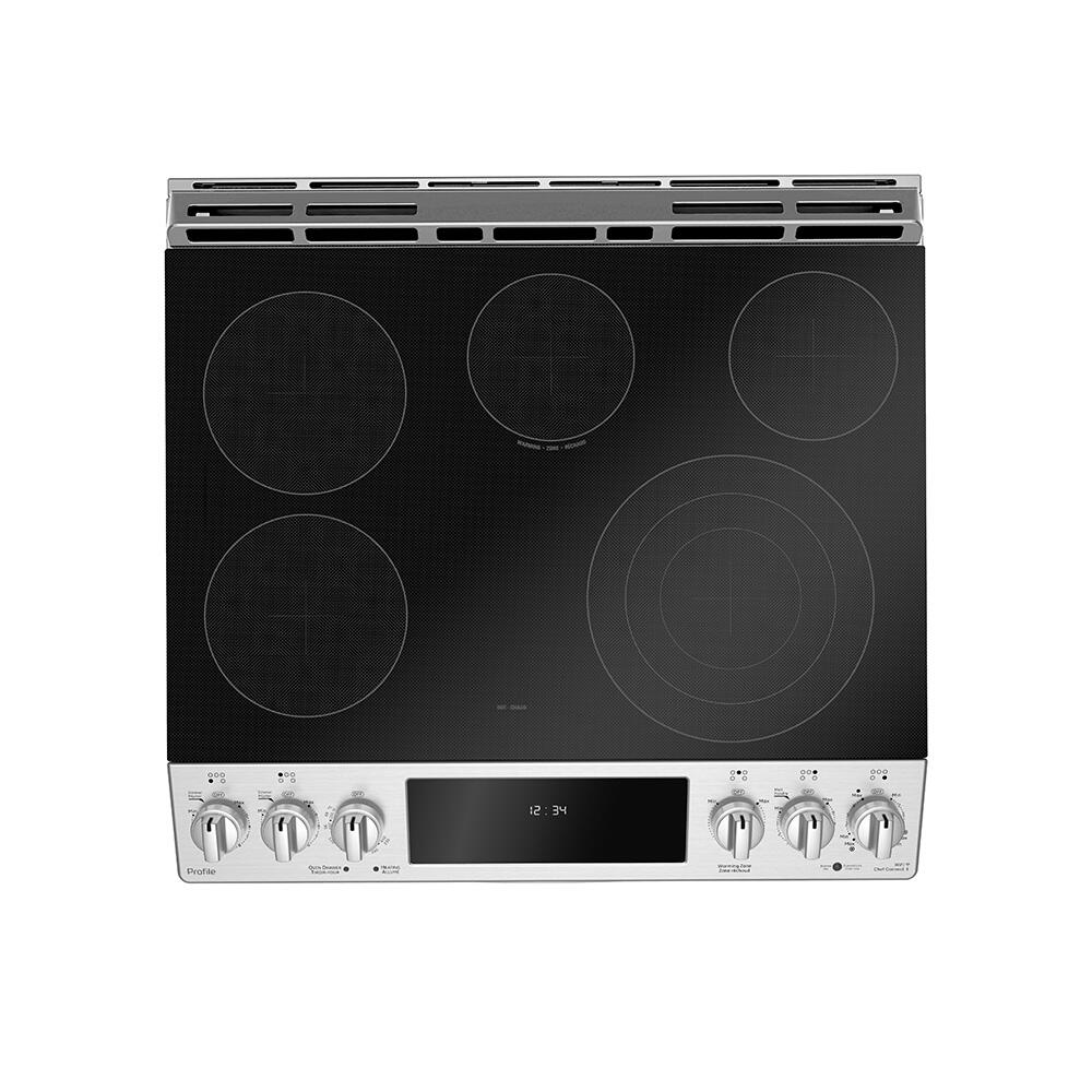 Cuisinière électrique 30" - PCS940YMFS - GE Profile - Boîte ouverte