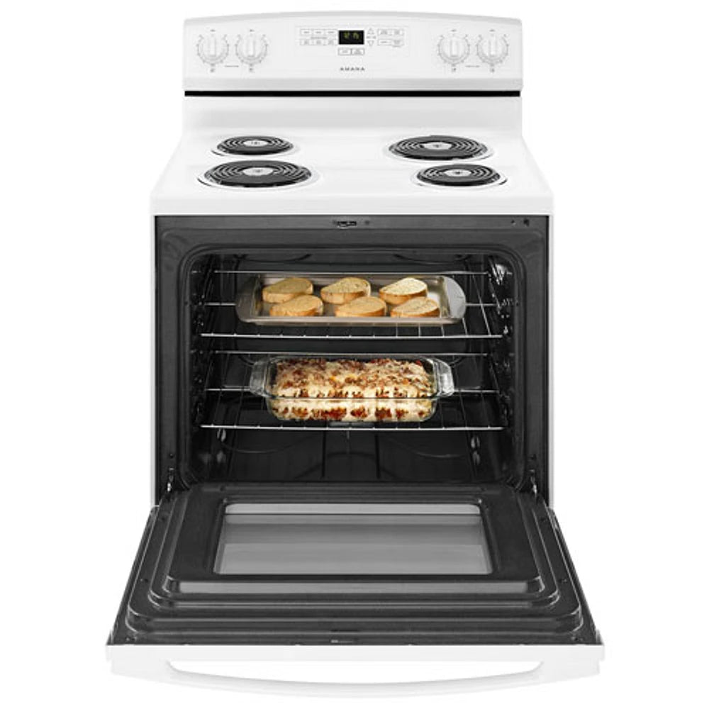 Cuisinière électrique 30" - YACR4303MFW - AMANA - Boîte ouverte