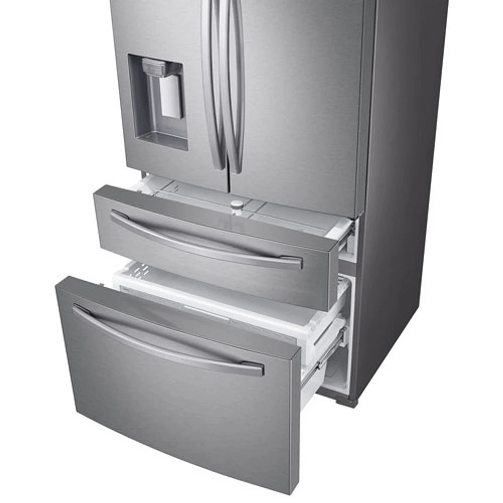 Réfrigérateur à 4 portes françaises 36" - RF28R7201SR - SAMSUNG - Boîte ouverte