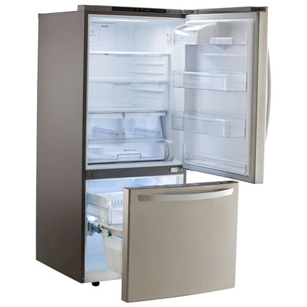 Réfrigérateur à congélateur inférieur 30" - LRDNS2200S - LG - Boîte ouverte