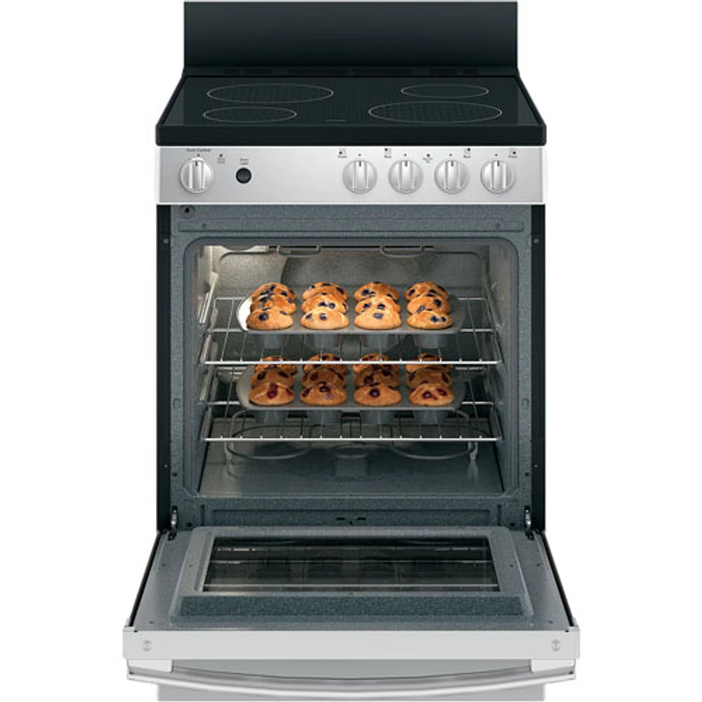 Cuisinière Électrique 24" - JCAS640RMSS - GE - Boîte ouverte