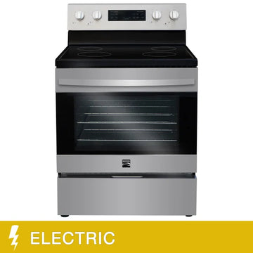 Cuisinière électrique 30'' - Kenmore - KKFTR4.8-RearAFC-SS - Boîte ouverte