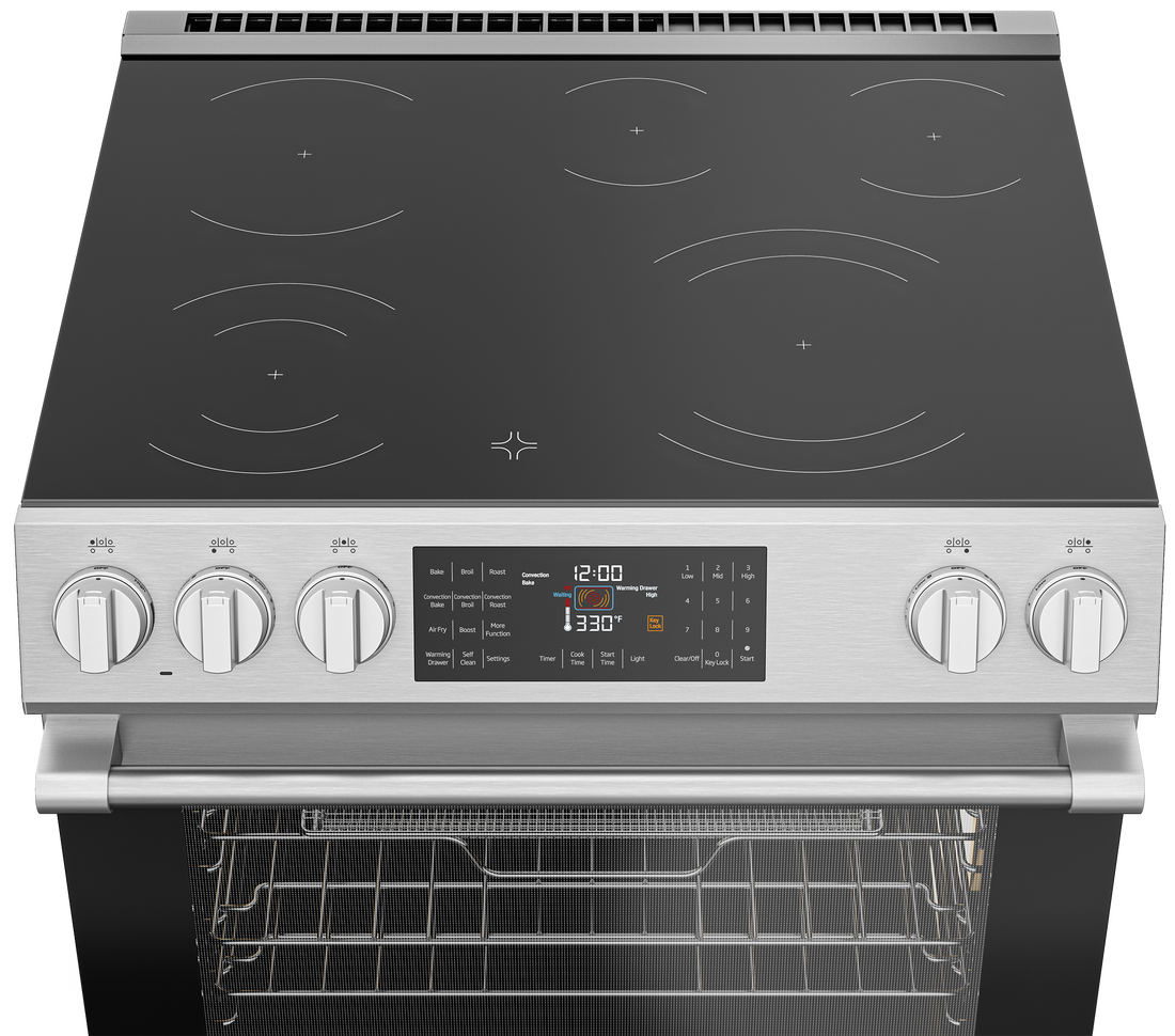 Cuisinière électrique 30" - SLER30524CSS - Beko - Neuf