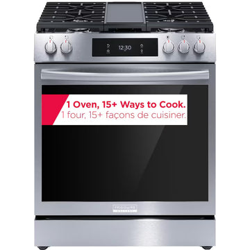 Cuisinière à gaz 30'' - Frigidaire Gallery - GCFG3060BF - Tel Quel